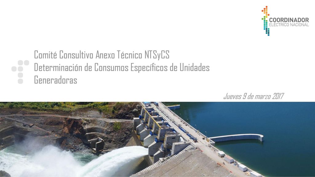Comité Consultivo Anexo Técnico NTSyCS Determinación de Consumos Específicos de Unidades Generadoras