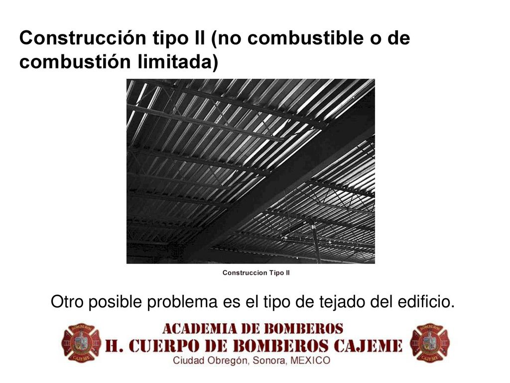 Otro posible problema es el tipo de tejado del edificio.