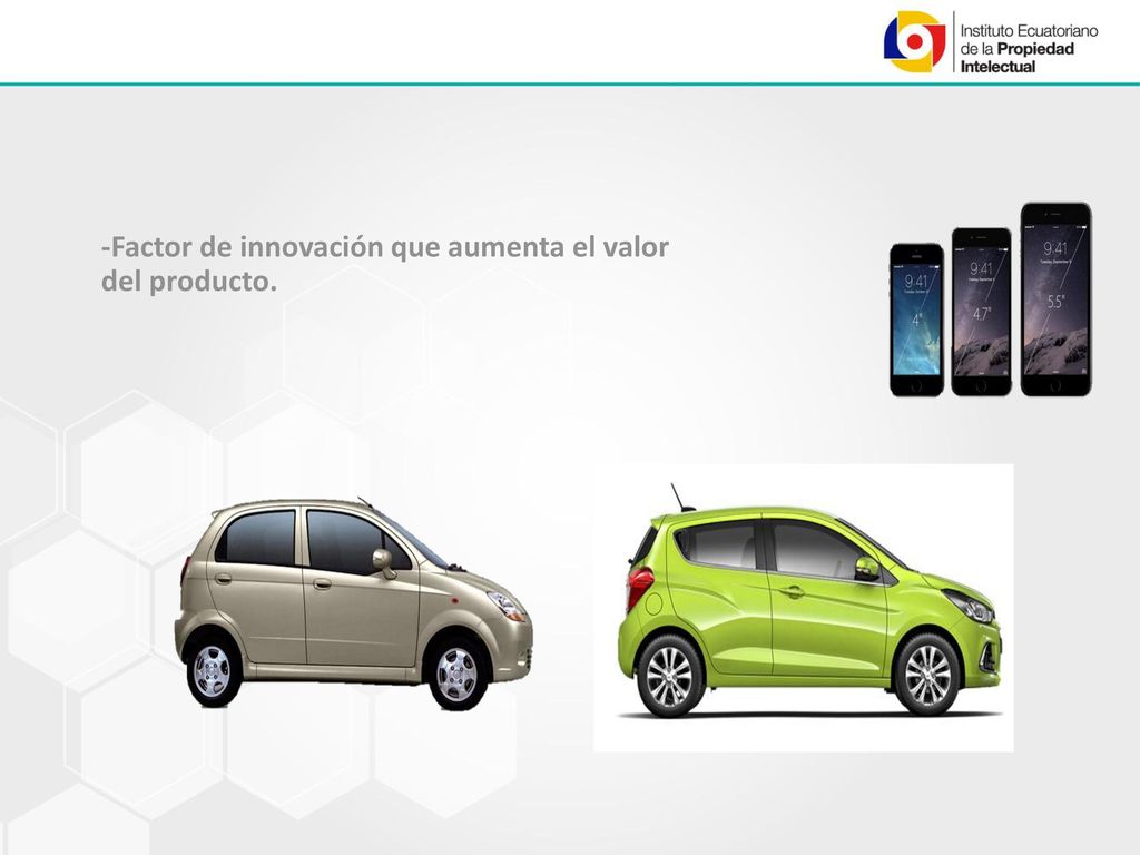 -Factor de innovación que aumenta el valor del producto.