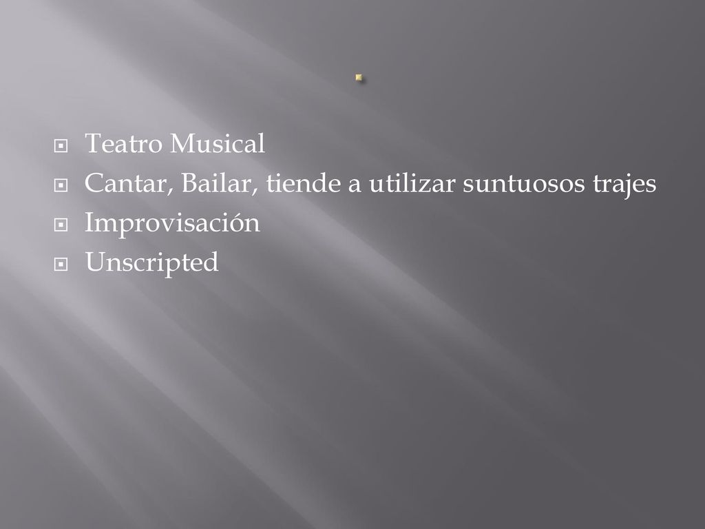 . Teatro Musical Cantar, Bailar, tiende a utilizar suntuosos trajes