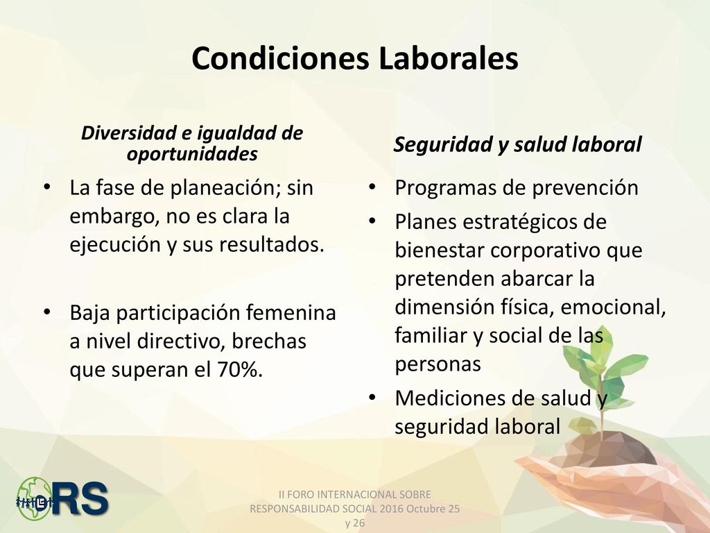 Referentes Teóricos II FORO INTERNACIONAL SOBRE RESPONSABILIDAD SOCIAL 2016 Octubre 25 y 26