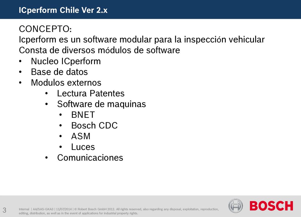 Icperform es un software modular para la inspección vehicular
