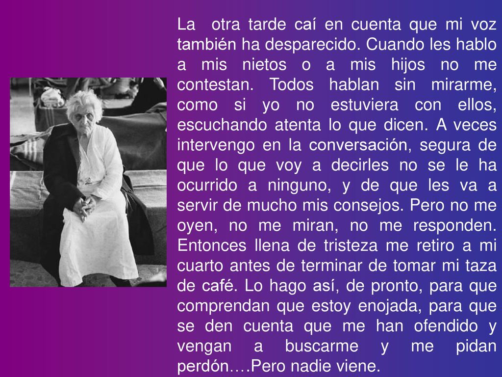 La otra tarde caí en cuenta que mi voz también ha desparecido