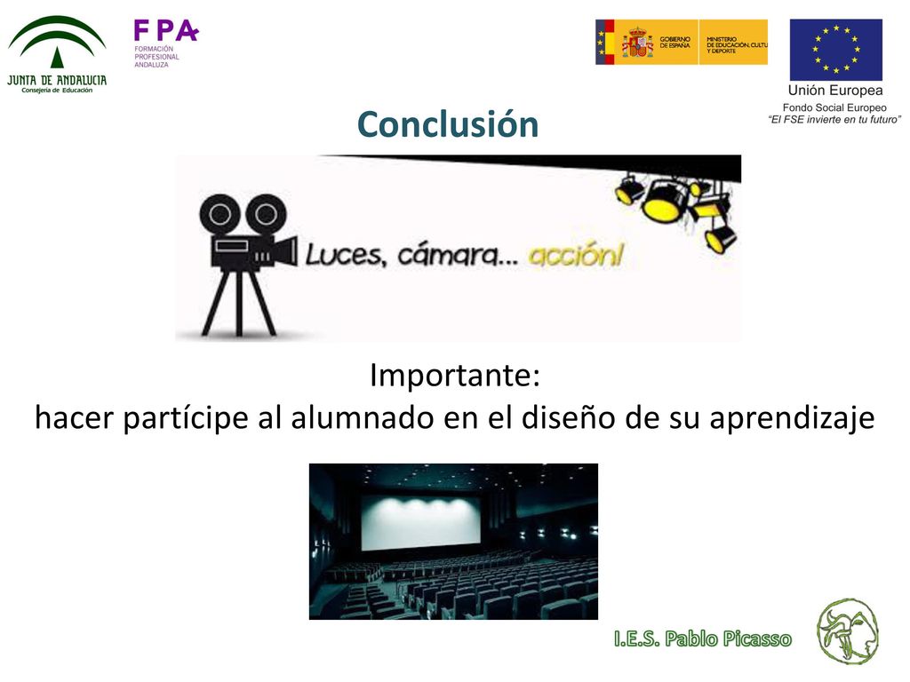 hacer partícipe al alumnado en el diseño de su aprendizaje