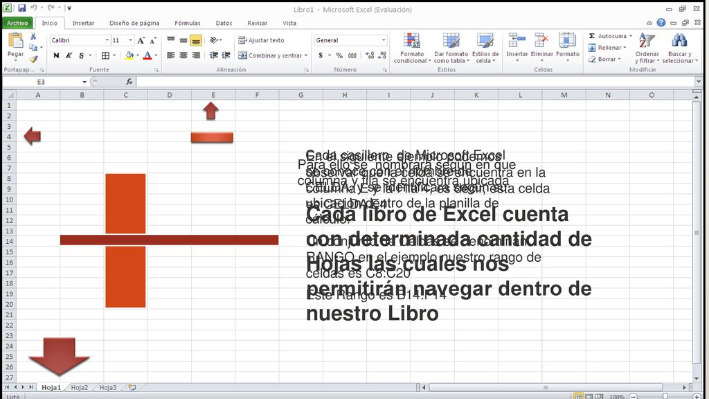 Cada casillero de Microsoft Excel se conoce con el nombre de CELDA, y se identificara según su ubicación dentro de la planilla de cálculo.