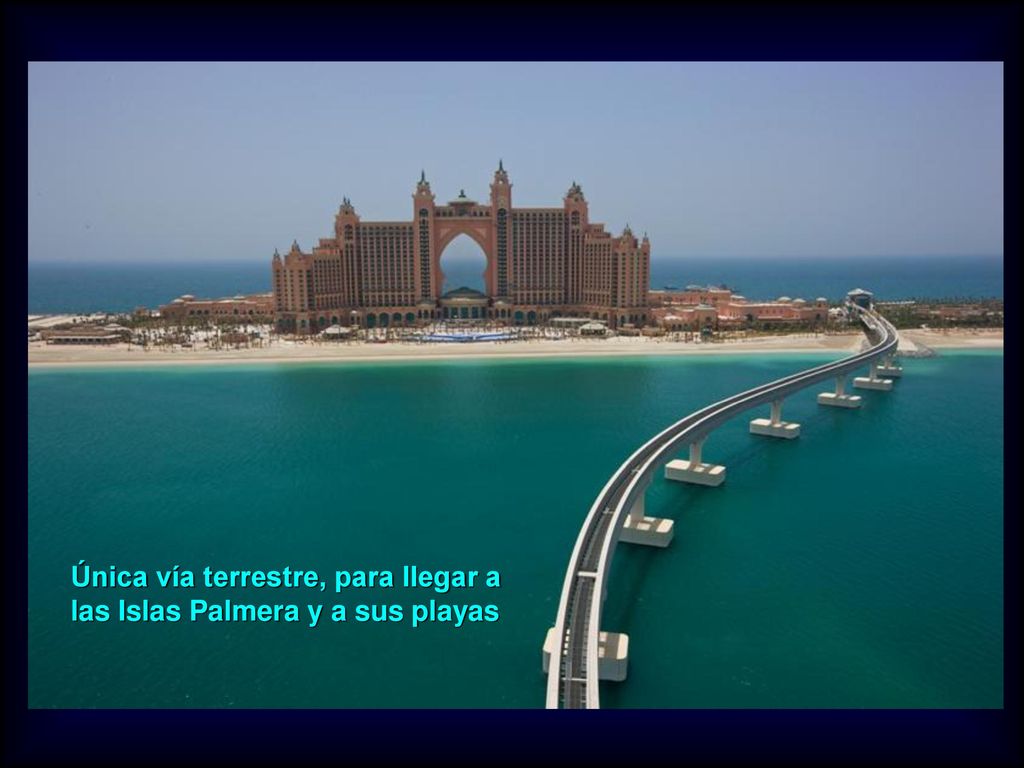 Única vía terrestre, para llegar a las Islas Palmera y a sus playas