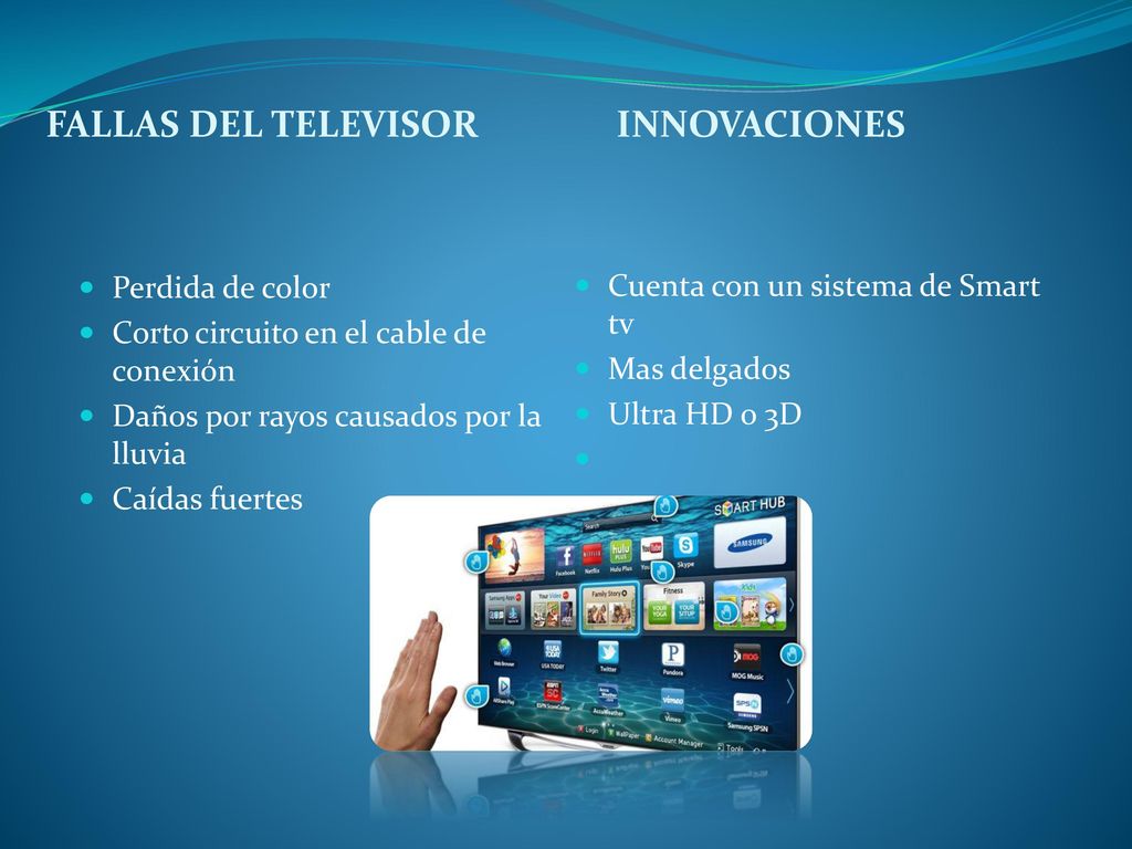 FALLAS DEL TELEVISOR INNOVACIONES Perdida de color