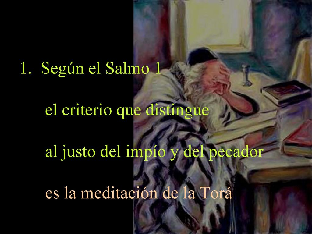 el criterio que distingue al justo del impío y del pecador