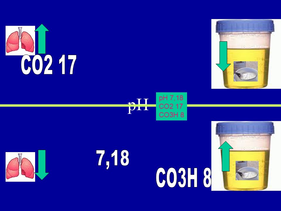 CO2 17 pH pH 7,18 CO2 17 CO3H 8 7,18 CO3H 8
