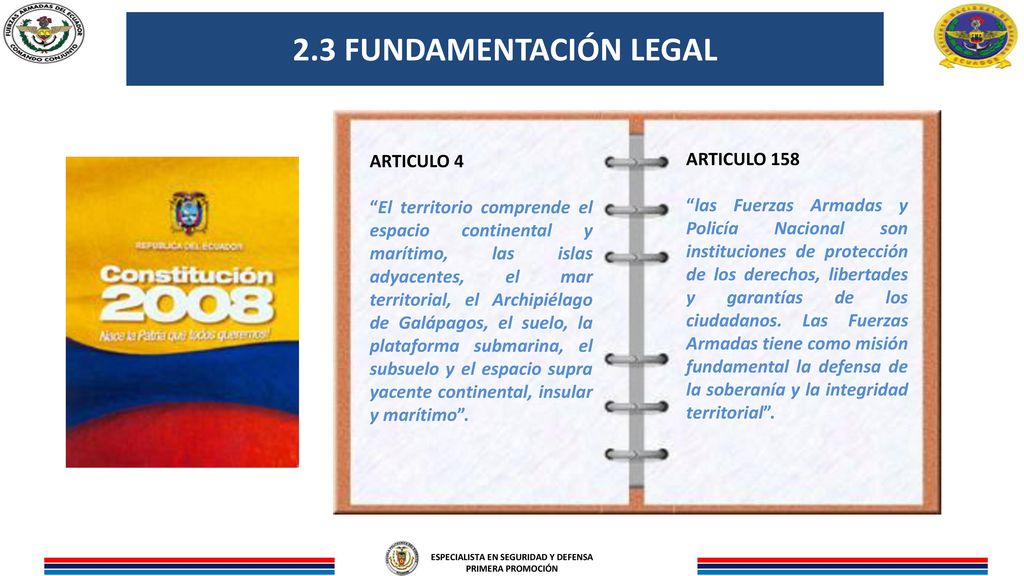 ESPECIALISTA EN SEGURIDAD Y DEFENSA