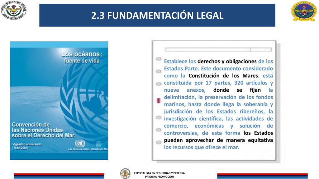 ESPECIALISTA EN SEGURIDAD Y DEFENSA