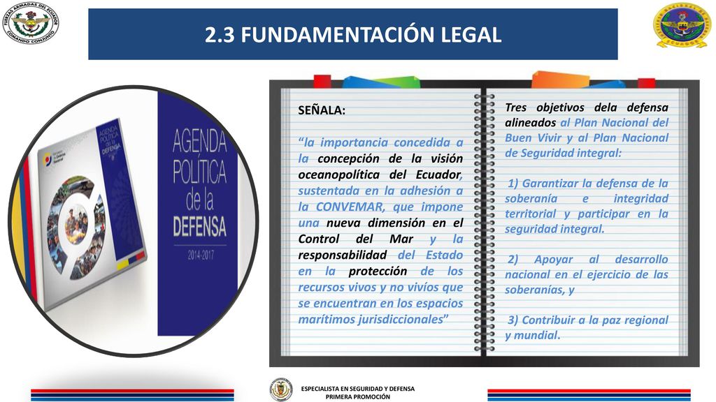 ESPECIALISTA EN SEGURIDAD Y DEFENSA