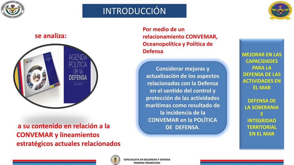 ESPECIALISTA EN SEGURIDAD Y DEFENSA