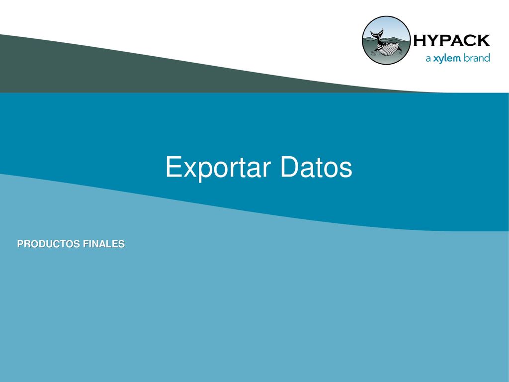 Exportar Datos PRODUCTOS FINALES