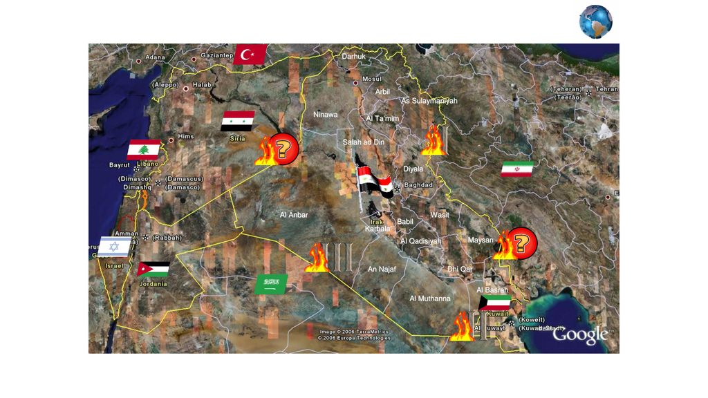 Situación en Iraq Darhuk Arbil As Sulaymaniyah Ninawa Al Ta’mim