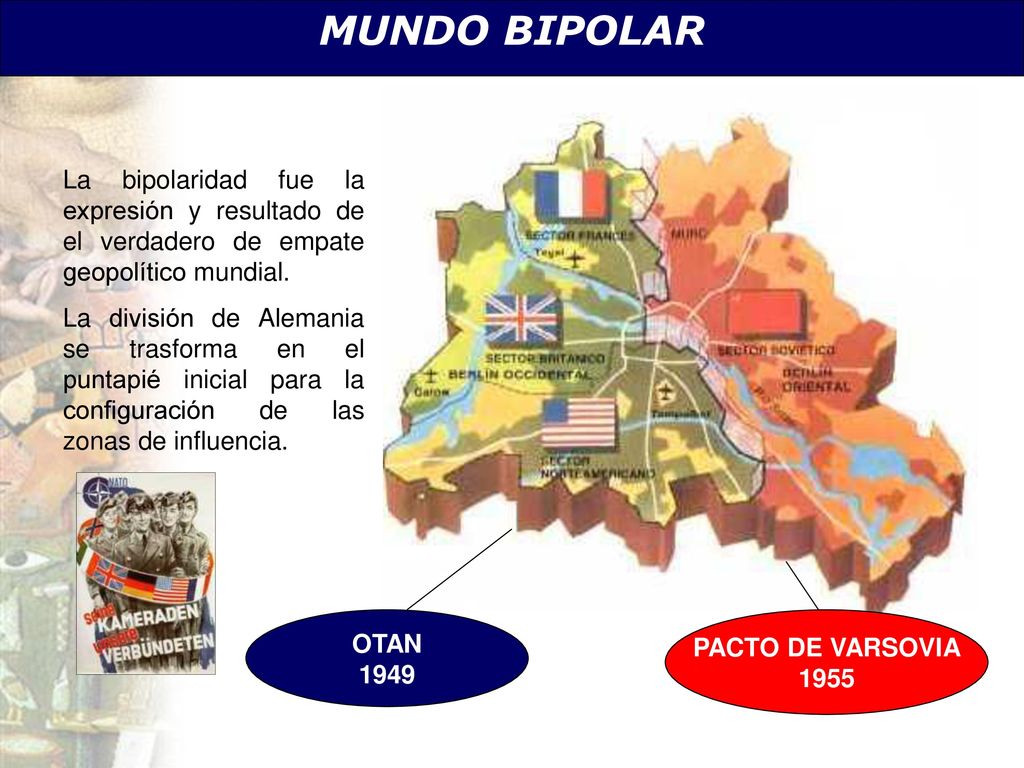 MUNDO BIPOLAR La bipolaridad fue la expresión y resultado de el verdadero de empate geopolítico mundial.