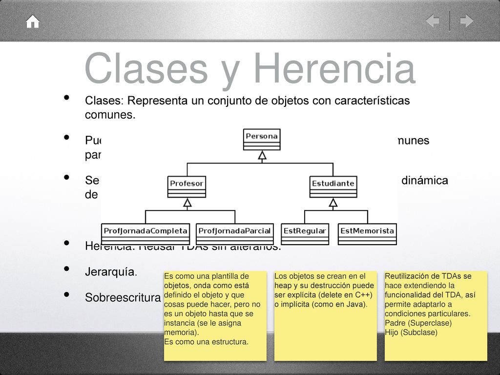 Clases y Herencia Clases: Representa un conjunto de objetos con características comunes.