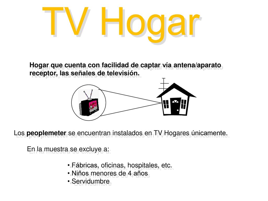 TV Hogar Hogar que cuenta con facilidad de captar vía antena/aparato