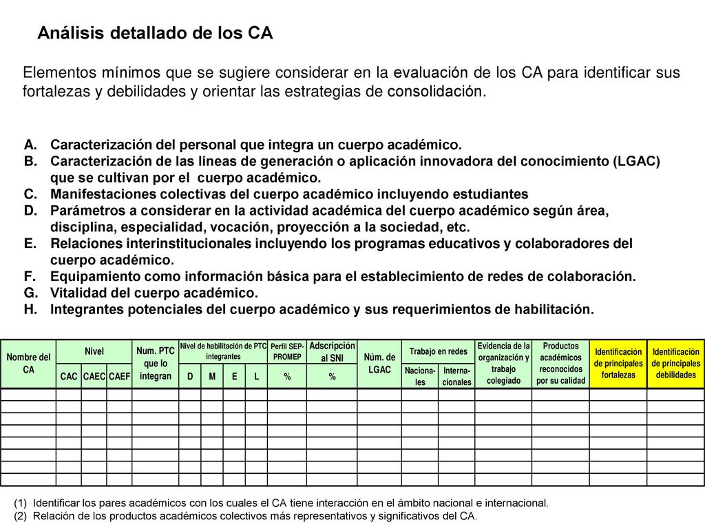 Proceso integral para el desarrollo de los cuerpos académicos en el marco del PIFI