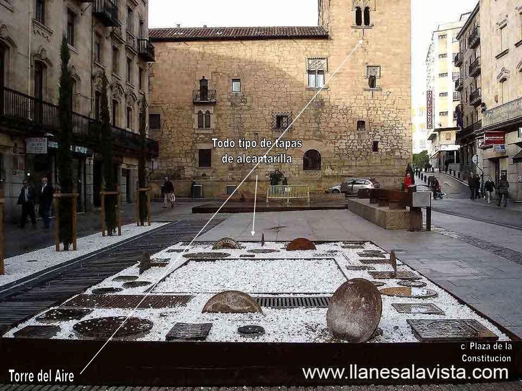 Todo tipo de tapas de alcantarilla Torre del Aire c/ Plaza de la