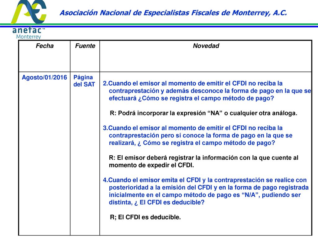 Asociación Nacional de Especialistas Fiscales de Monterrey, A.C.