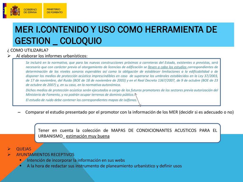 MER I.CONTENIDO Y USO COMO HERRAMIENTA DE GESTION _ COLOQUIO