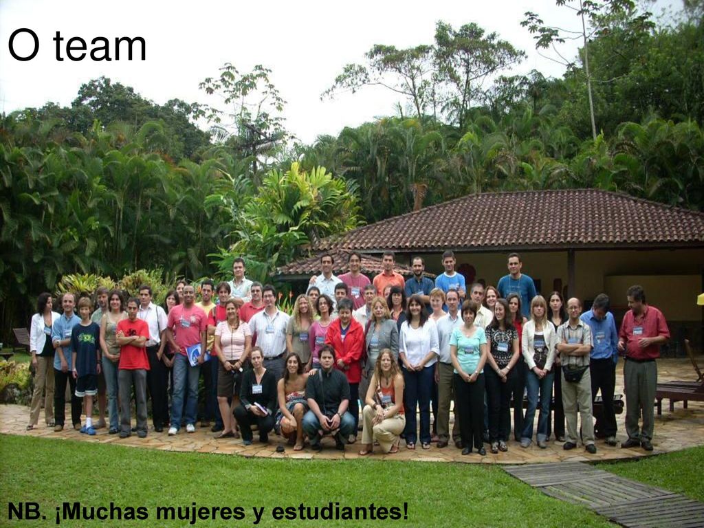 O team LGK SAEMC_CL NB. ¡Muchas mujeres y estudiantes!