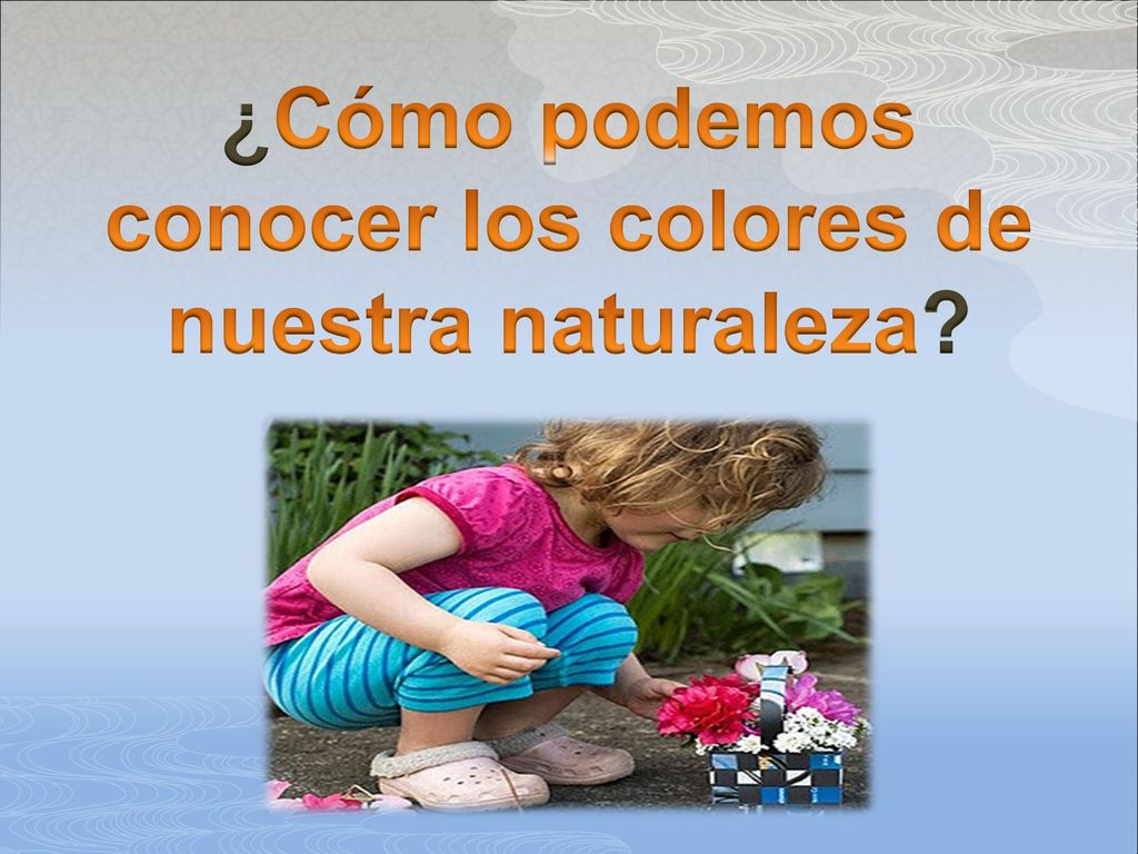 ¿Cómo podemos conocer los colores de nuestra naturaleza