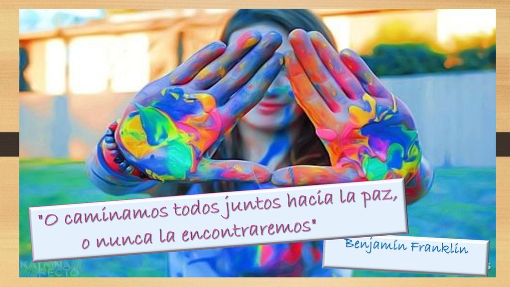 O caminamos todos juntos hacia la paz, o nunca la encontraremos