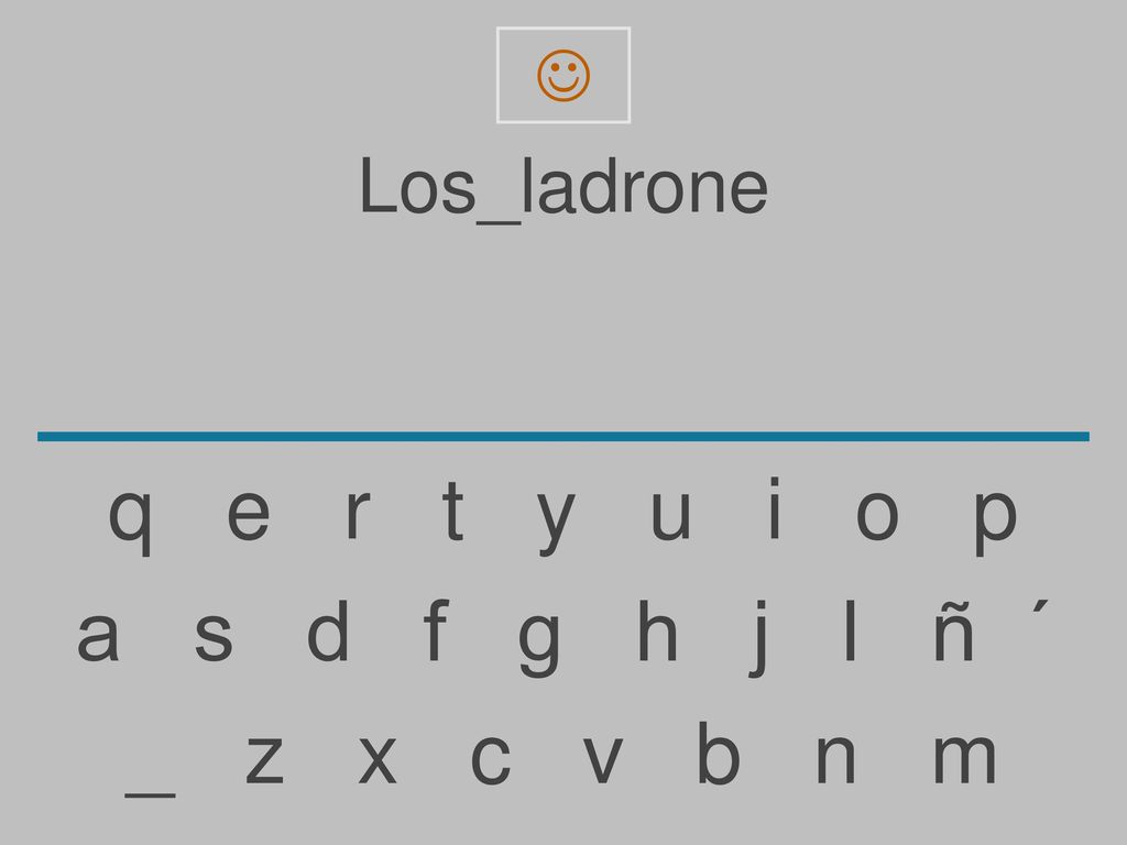  Los_ladrone. q e r t y u i o p.