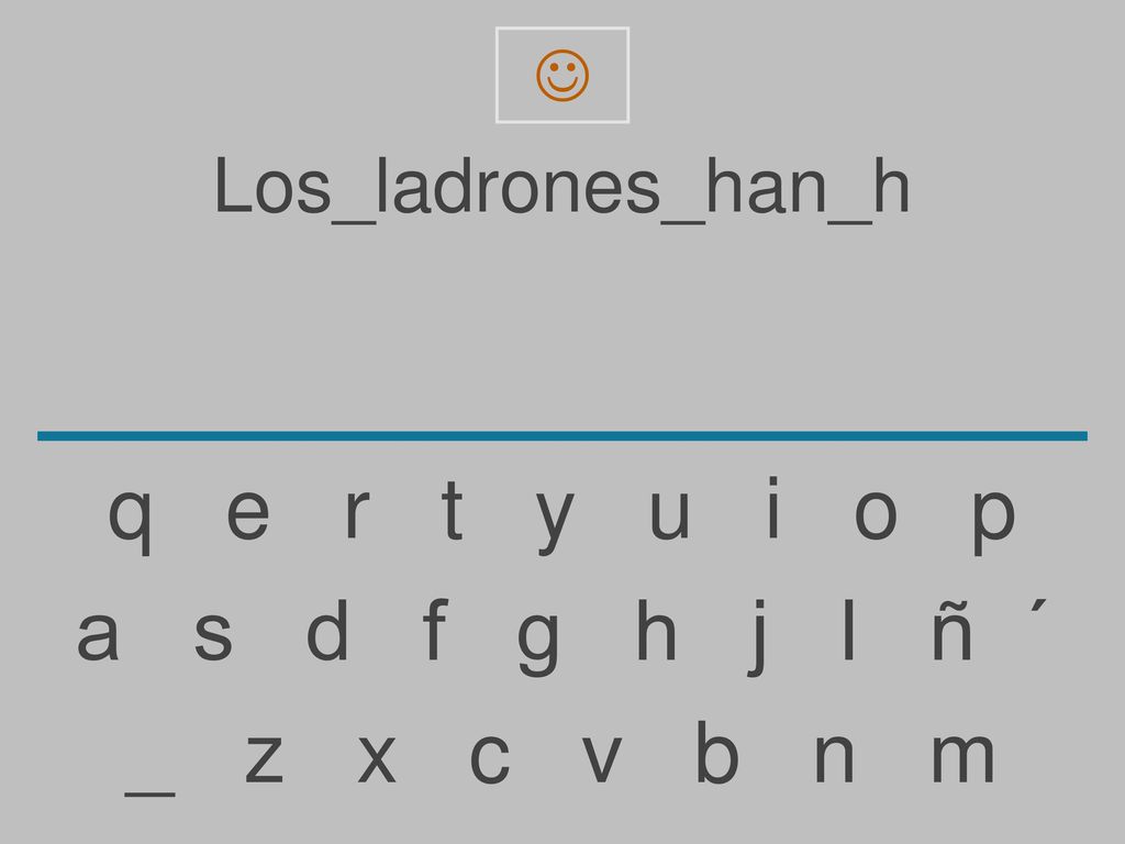 q e r t y u i o p a s d f g h j l ñ ´ _ z x c v b n m