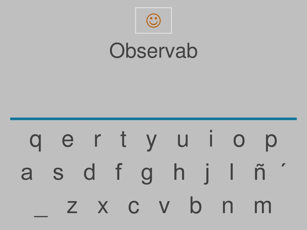  Observab. q e r t y u i o p.