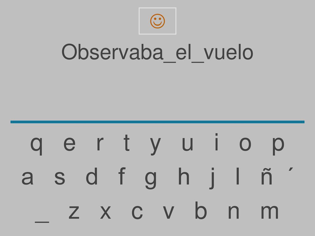 q e r t y u i o p a s d f g h j l ñ ´ _ z x c v b n m