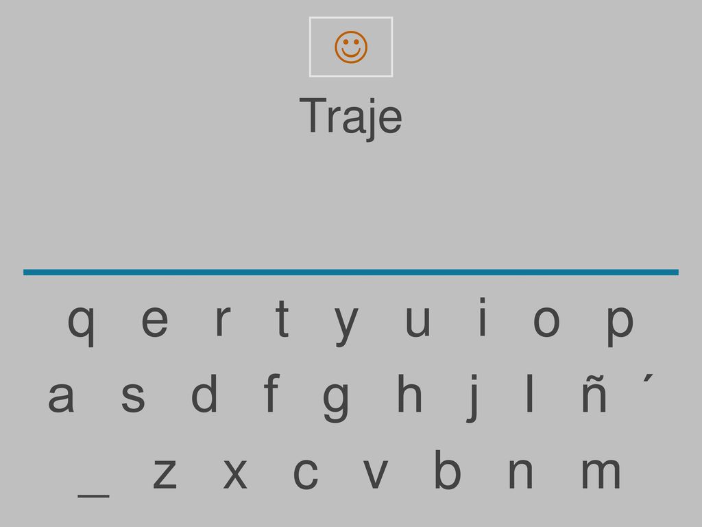  Traje. q e r t y u i o p.