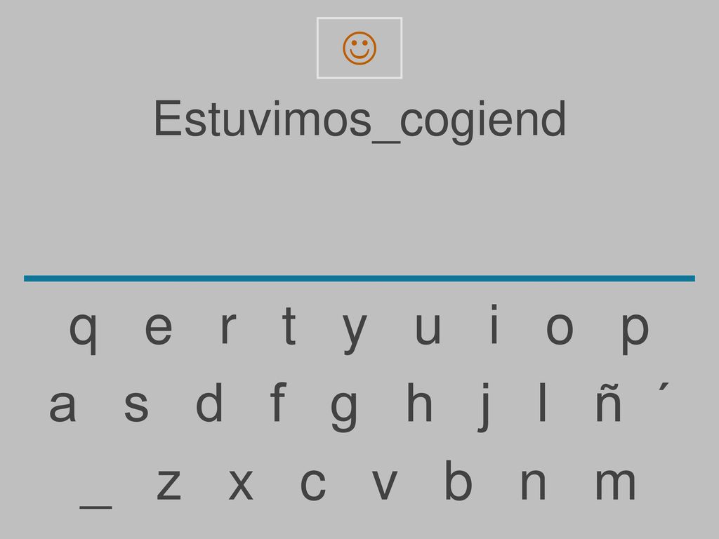 q e r t y u i o p a s d f g h j l ñ ´ _ z x c v b n m