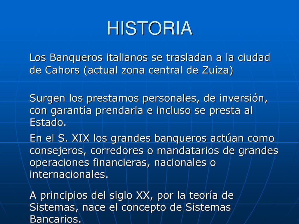 HISTORIA Los Banqueros italianos se trasladan a la ciudad de Cahors (actual zona central de Zuiza)