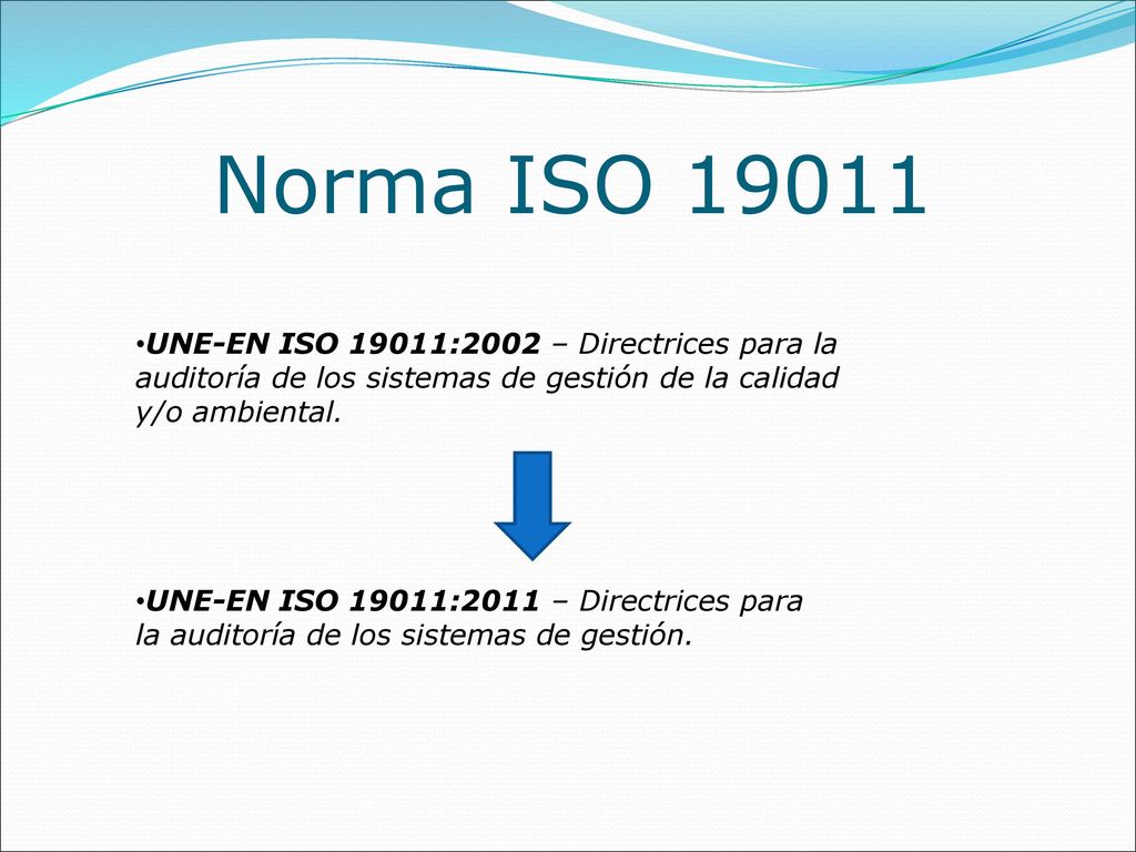 Norma ISO UNE-EN ISO 19011:2002 – Directrices para la