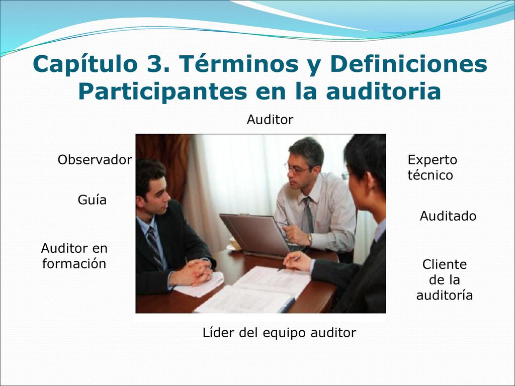 Capítulo 3. Términos y Definiciones Participantes en la auditoria