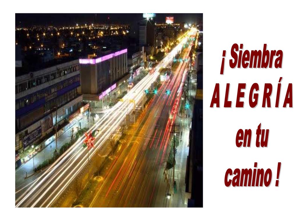 ¡ Siembra A L E G R Í A en tu camino !