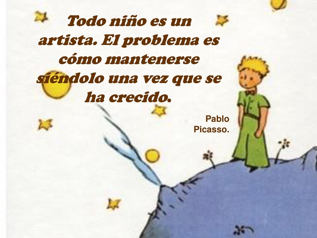 Todo niño es un artista. El problema es cómo mantenerse siéndolo una vez que se ha crecido.