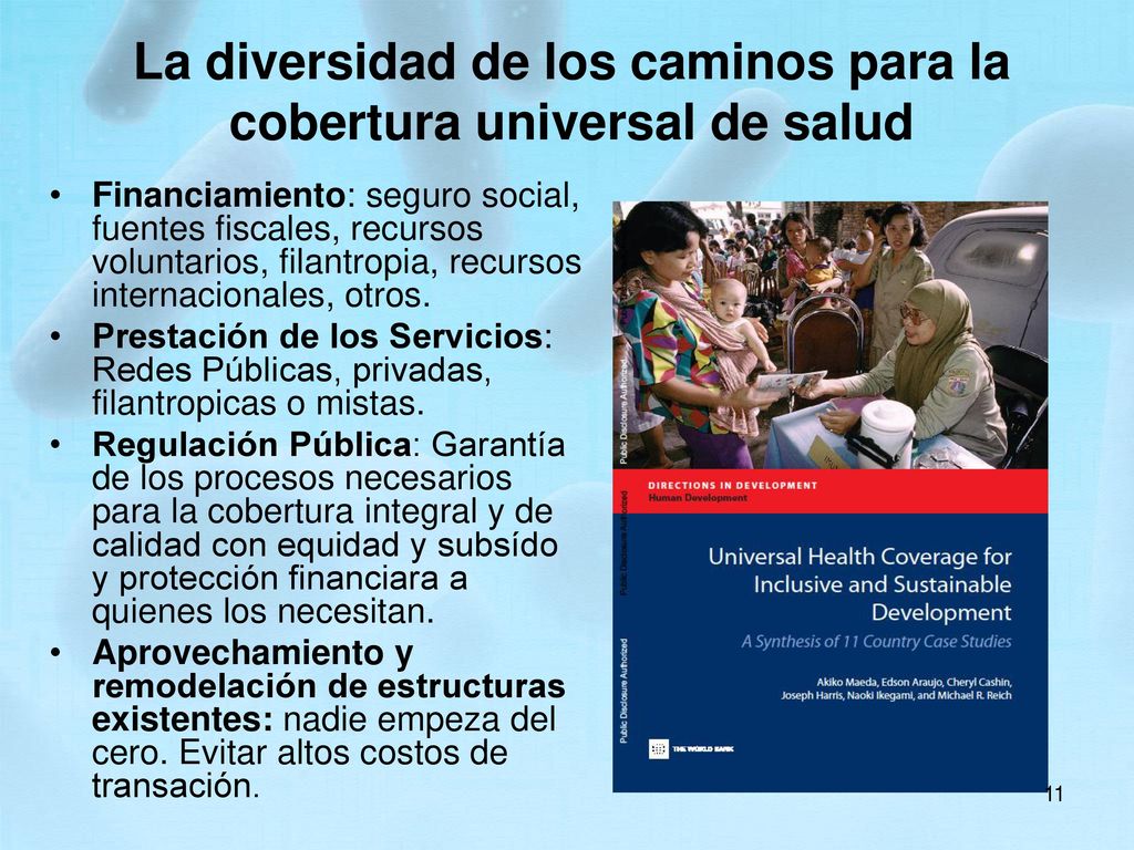 La diversidad de los caminos para la cobertura universal de salud