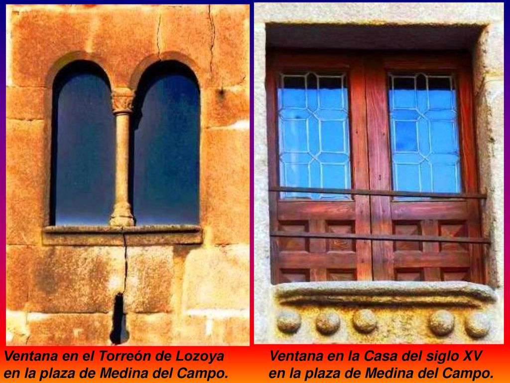 Ventana en el Torreón de Lozoya en la plaza de Medina del Campo.