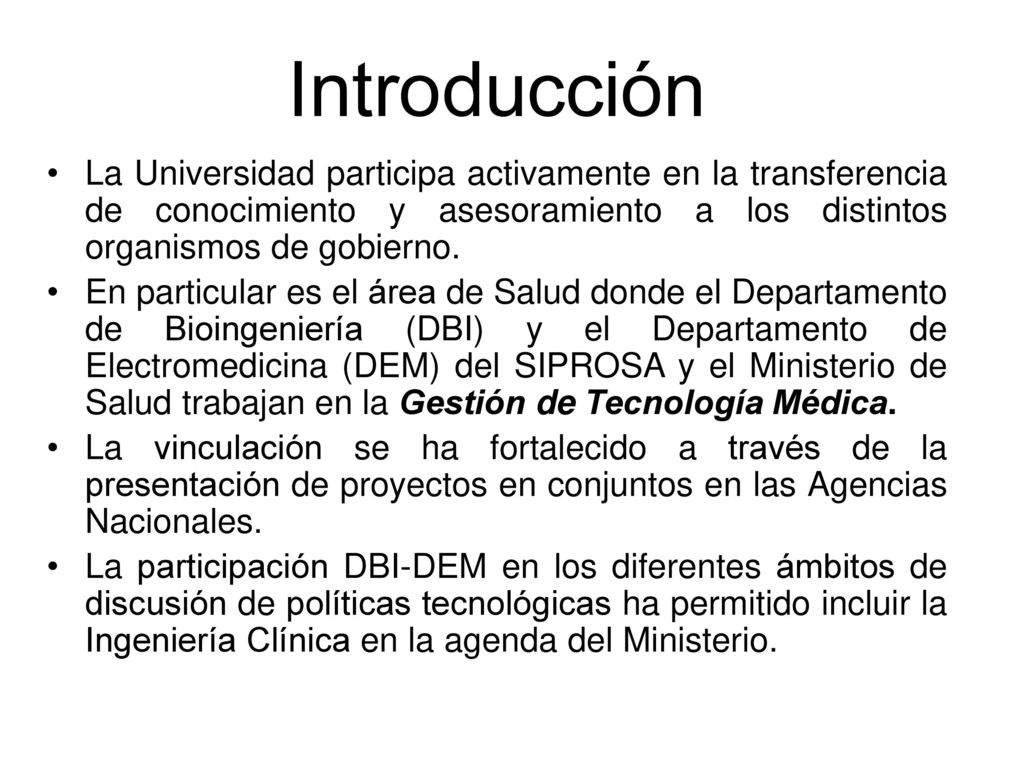 Introducción La Universidad participa activamente en la transferencia de conocimiento y asesoramiento a los distintos organismos de gobierno.