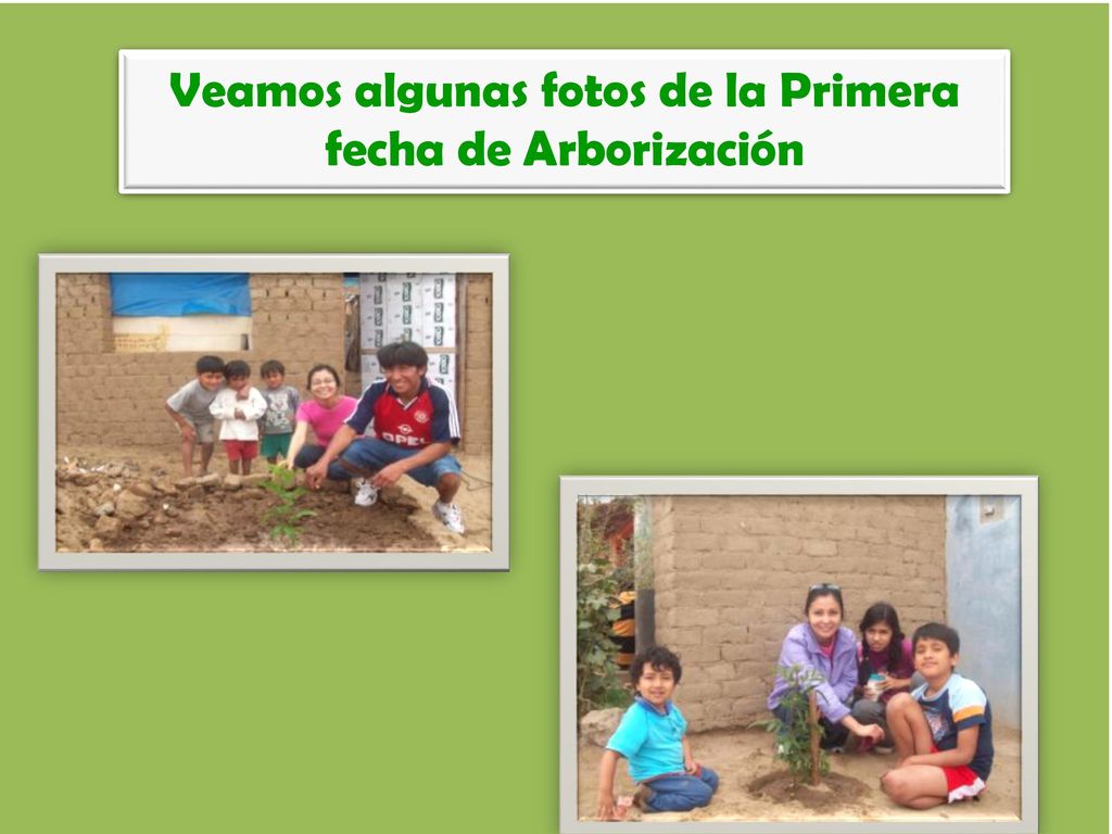 Veamos algunas fotos de la Primera fecha de Arborización