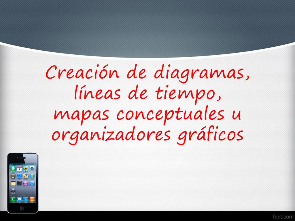 Creación de diagramas, líneas de tiempo, mapas conceptuales u organizadores gráficos