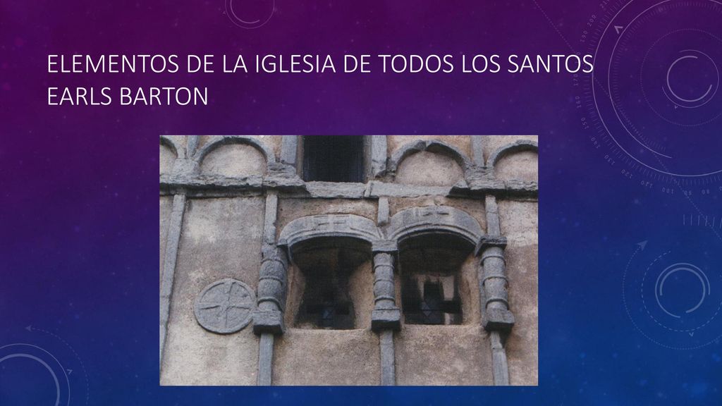 ELEMENTOS DE LA IGLESIA DE TODOS LOS SANTOS EARLS BARTON