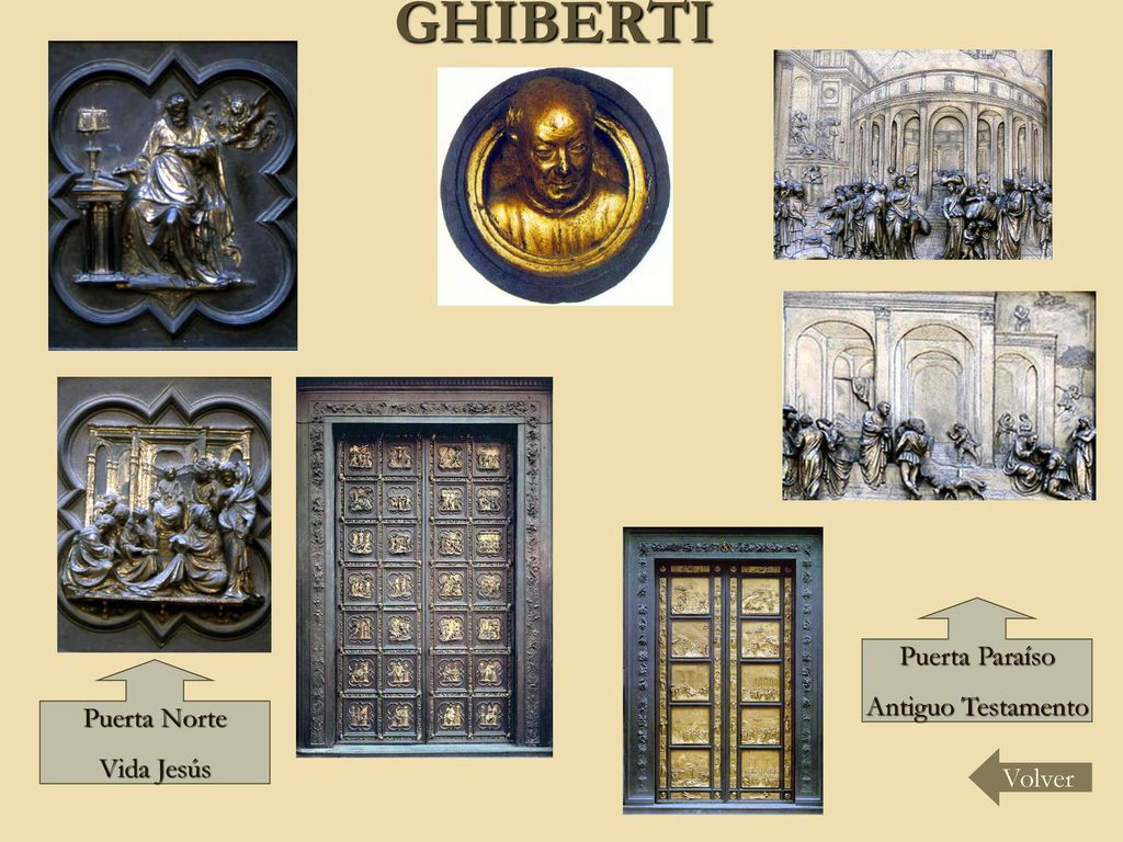 GHIBERTI Puerta Paraíso Antiguo Testamento Puerta Norte Vida Jesús