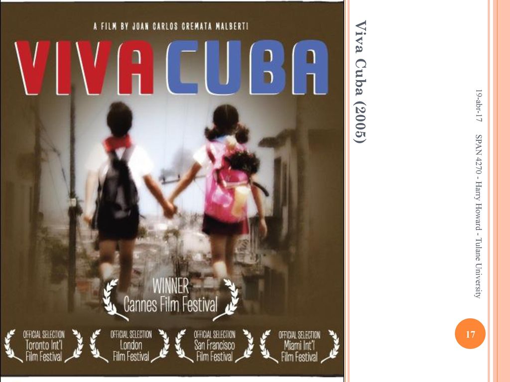 19-abr-17 Viva Cuba (2005) SPAN Harry Howard - Tulane University.