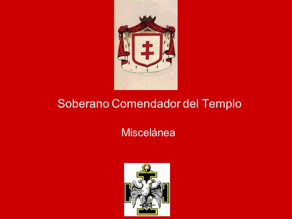 Soberano Comendador del Templo
