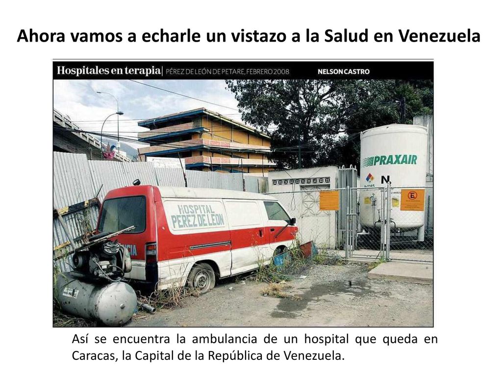 Ahora vamos a echarle un vistazo a la Salud en Venezuela